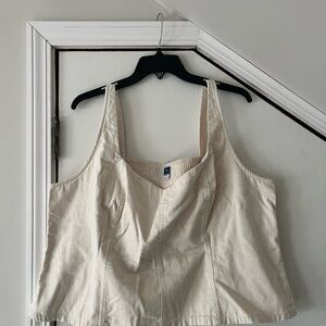 Old Navy Women's Beige Tank Top